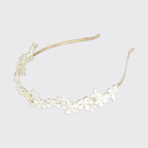 Flower Headband- Porcelain - Forever England