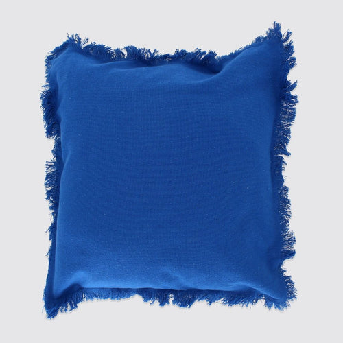 Frayed Edge Cushion Complete Stone Blue - Forever England