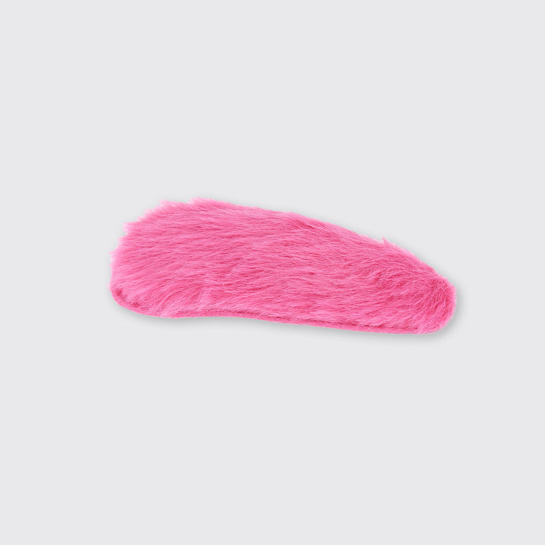 Fur Clip Dark Pink