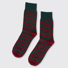 Load image into Gallery viewer, Hector Men&#39;s Check Sock Green