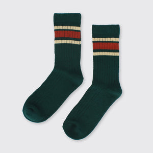 Hector Men's Stripe Sock Green