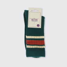 Load image into Gallery viewer, Hector Men&#39;s Stripe Sock Green
