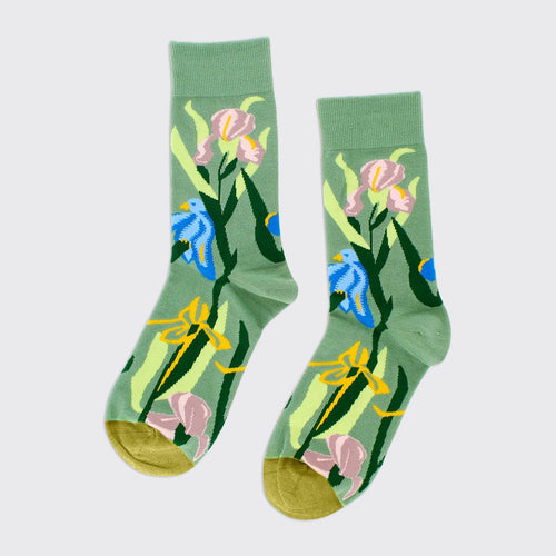 Iris Socks- Green - Forever England