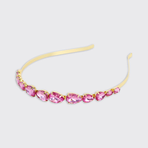 Jewelled Headband- Mulberry - Forever England
