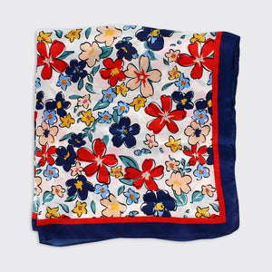 Lulu Scarf- Navy/Red - Forever England