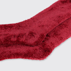 Maisie Ladies Velvet Sock - Red