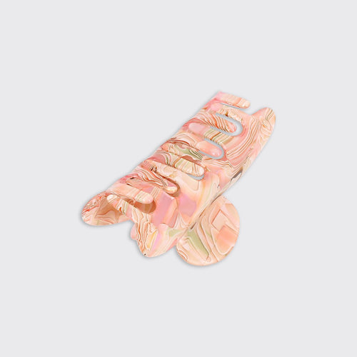 Marble Medium Claw Clip- Pinky - Forever England