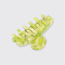 Load image into Gallery viewer, Marble Medium Claw Hair Clip- Green