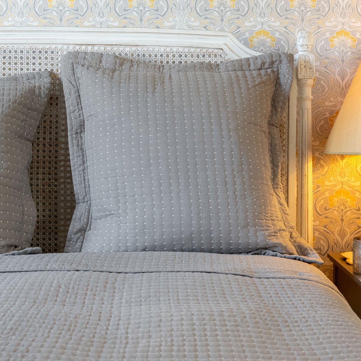 Melbury French Grey Bedspread - Forever England