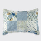 Melissa Blue Patchwork Bedspread - Forever England