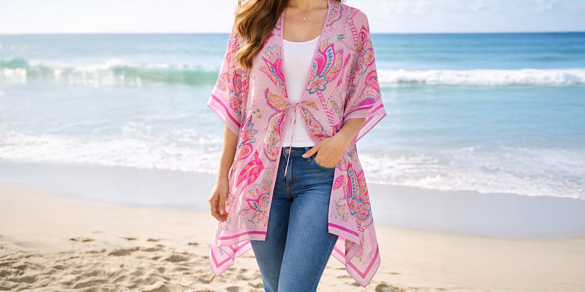 Millie Mae Spring/Summer Eden Tie Kimono