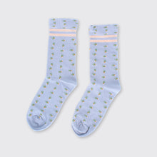 Load image into Gallery viewer, Mini Floral Socks Powder Blue