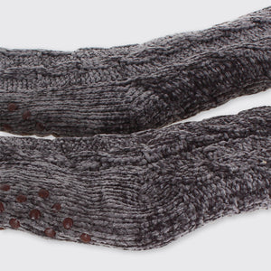 Molly Ladies Slipper Socks - Grey