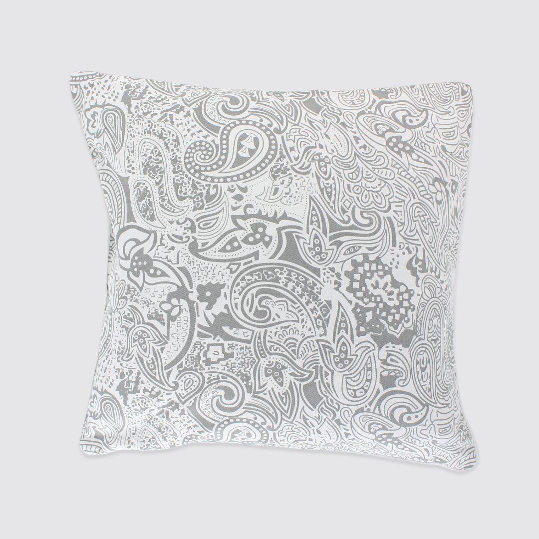 Paisley Cushion Complete Grey - Forever England