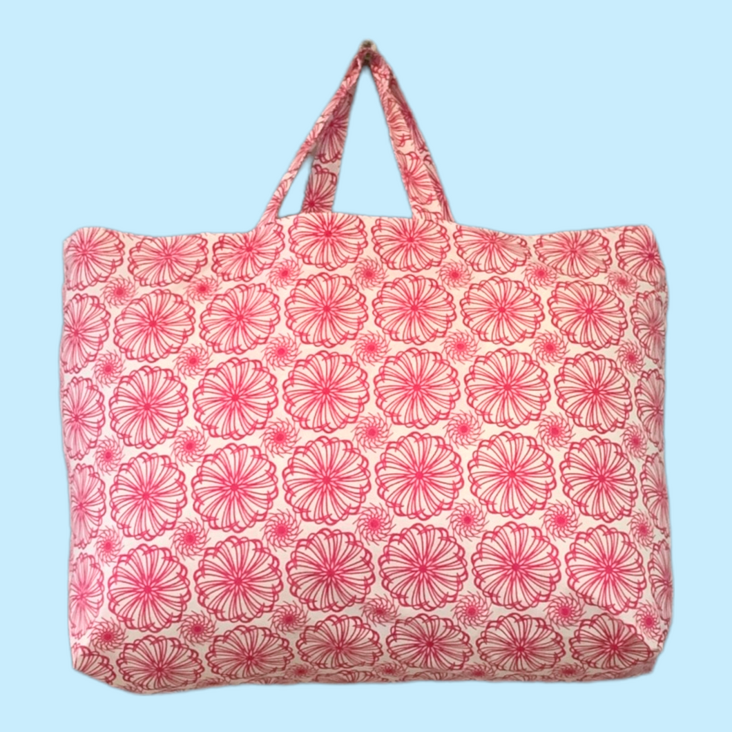 Lydia Foldaway Bag- Pink