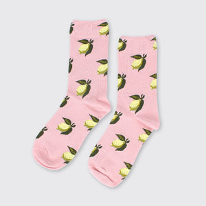 Pink Lemon Sock
