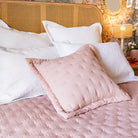 Portofino Bedspread Pink Continental Pillowsham - Forever England