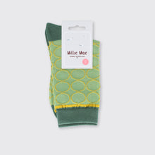 Load image into Gallery viewer, Retro Ring Socks- Green