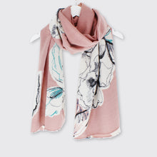 Load image into Gallery viewer, Rosie Floral Scarf Pale Pink