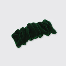 Load image into Gallery viewer, Ruched Hair Clip Bottle Green