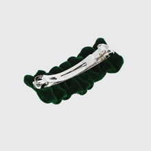 Load image into Gallery viewer, Ruched Hair Clip Bottle Green