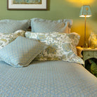 Sara Blue/Yellow Bedspread - Forever England