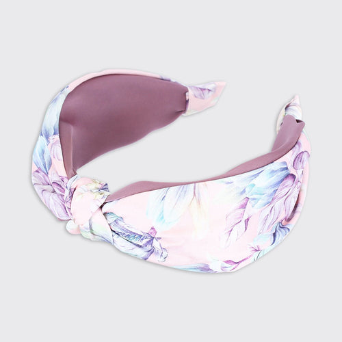 Sophia Wide Headband- Pink/Lilac - Forever England
