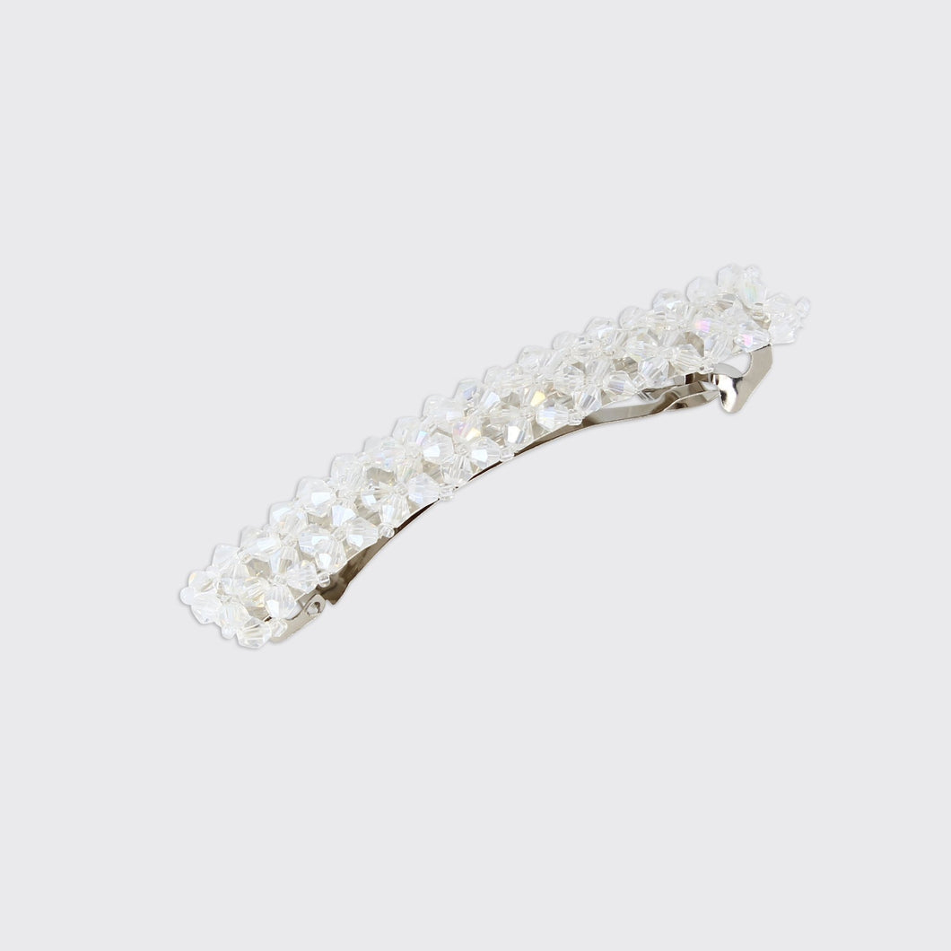Sparkly Long Hairclip- Crystal - Forever England