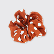 Load image into Gallery viewer, Spotty Scrunchie- Rust