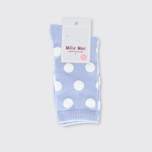 Spotty Socks Blue