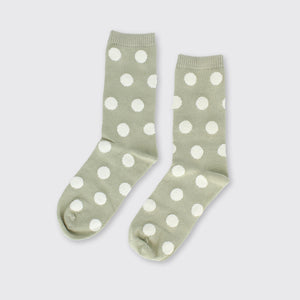 Spotty Socks Green