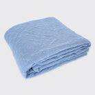 Stonewash Cotton Cornflower Blue Standard Pillowsham - Forever England