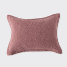 Stonewash Cotton Dark Pink Standard Pillowsham - Forever England