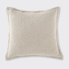 Stonewash Cotton Parchment Continental Pillowsham - Forever England