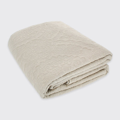Stonewash Cotton Parchment Cushion Complete - Forever England