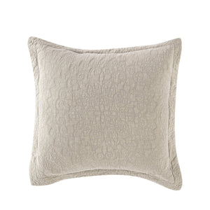 Stonewash Cotton Parchment Standard Pillowsham - Forever England