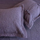 Stonewash Cotton Plum Bedspread - Forever England