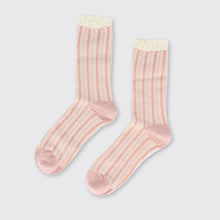 Load image into Gallery viewer, Trellis Socks Pink