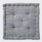 Vintage Stripe Mattress Cushion- Blue - 40 x 40 x 7cm - Forever England