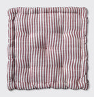 Vintage Stripe Mattress Cushion - Earthy Pink - 40 x 40 x 7cm - Forever England