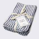 Vintage Stripe Set of 4 Napkins - Blue - 40 x 40cm - Forever England