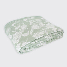 Load image into Gallery viewer, Willow Green Jacquard Bedspread - Forever England