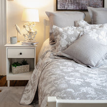 Load image into Gallery viewer, Willow Grey Jacquard Continental Pillowsham - Forever England