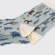 Load image into Gallery viewer, Woodland Sock Blue