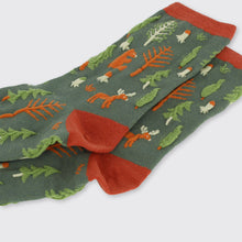 Load image into Gallery viewer, Woodland Sock Green