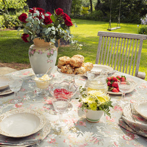Abigail Grey Tablecloth Range - Forever England