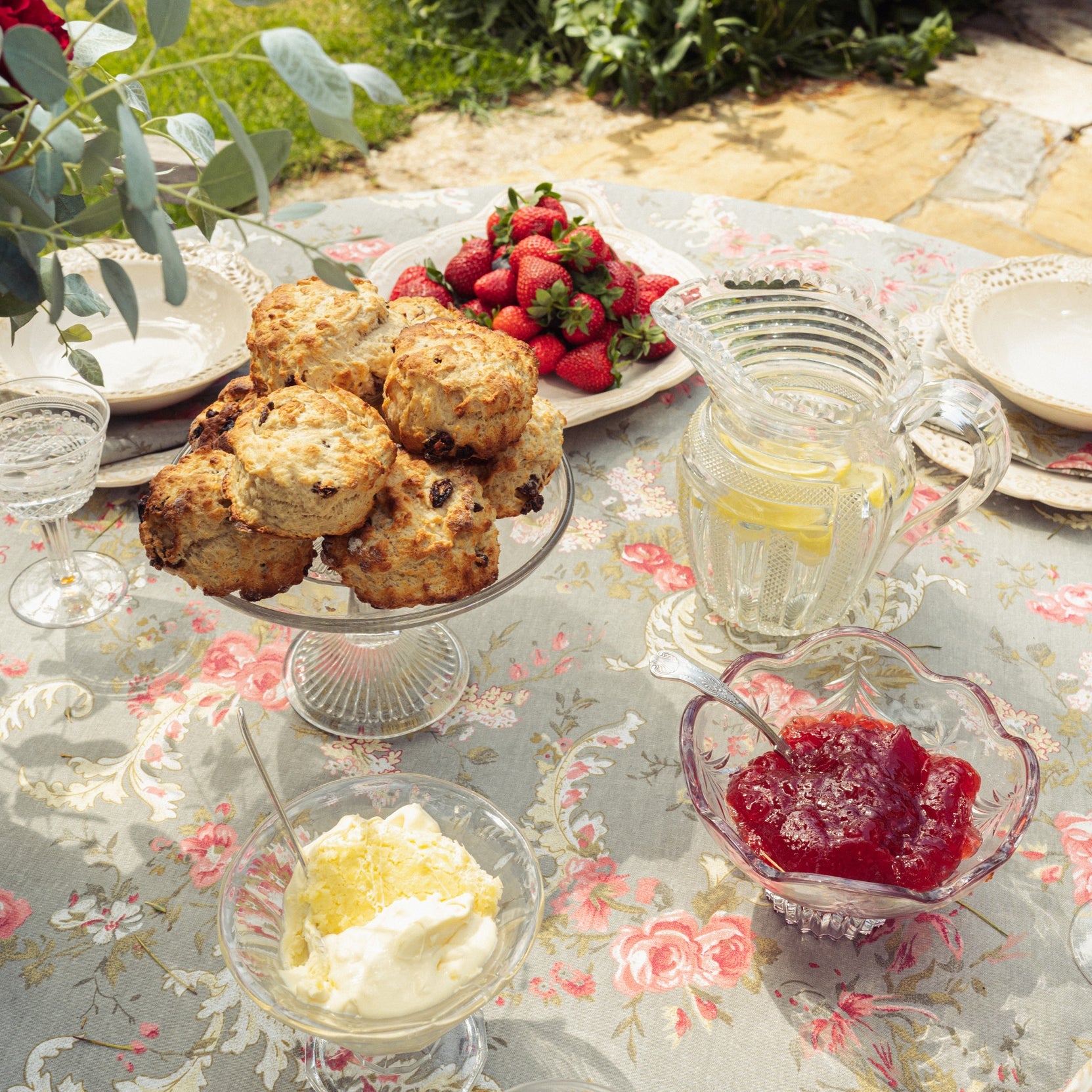 Abigail Grey Tablecloth Range - Forever England