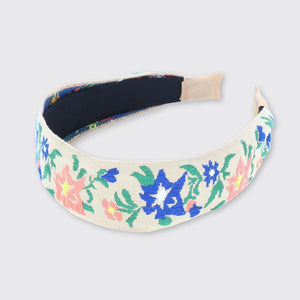 Blossom Wide Headband- Multi colour - Forever England