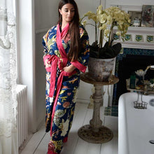 Load image into Gallery viewer, Blue Carnation Dressing Gown - Forever England
