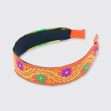 Load image into Gallery viewer, Bunty Wide Headband- Orange - Forever England
